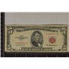 Image 1 : STAR NOTE US $5 RED SEAL NOTE