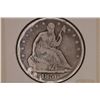 Image 1 : 1856-O SILVER SEATED LIBERTY HALF DOLLAR VERY GOOD