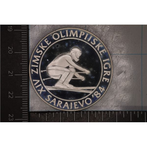 1982 YUGOSLAVIA PF SILVER 500 DINARA 1984 OLYMPIC