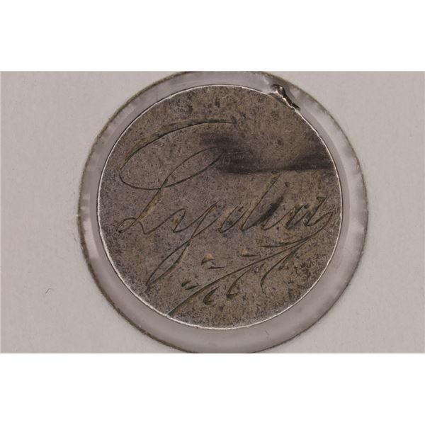 LOVE TOKEN ON 1900 NORWAY SILVER 25 ORE