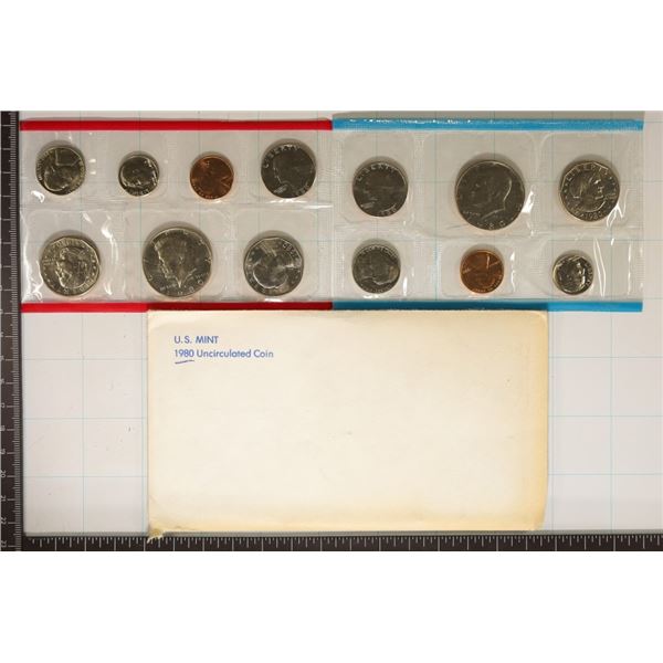 1980 US MINT SET (UNC) P/D/S (WITH ENVELOPE)