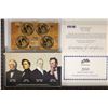 Image 2 : 2010 US PRESIDENTIAL DOLLAR 4 COIN PF SET WITH BOX