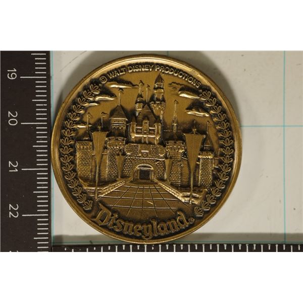 DISNEYLAND 1.02 OZ. SOLID BRONZE MEDALLION
