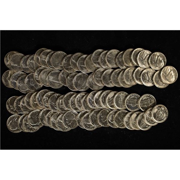 1985-D & 1991 SOLID DATE $2 ROLLS OF BRILLIANT UNC