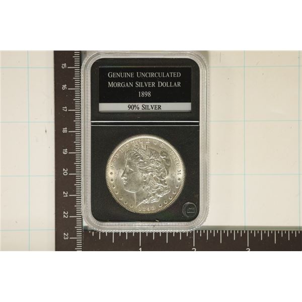1898 MORGAN SILVER DOLLAR GEM UNC