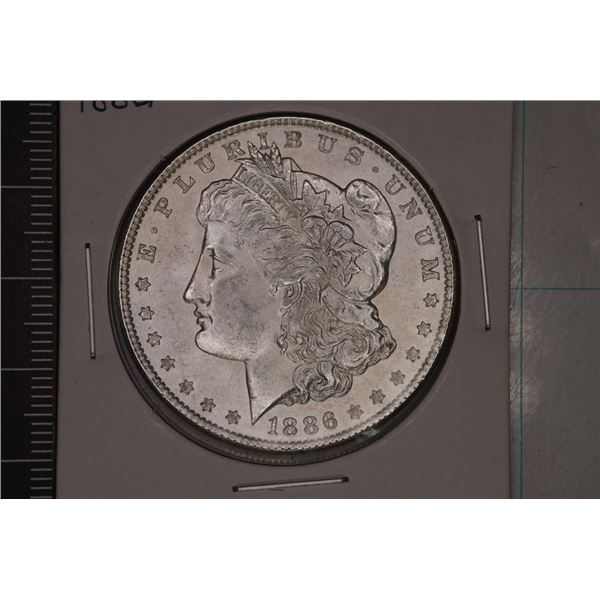 1886 MORGAN SILVER DOLLAR UNC