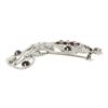Image 5 : Vintage Handmade Platinum 4.75 ctw Ruby & Diamond Large Butterfly Bug Brooch Pin