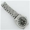 Image 7 : Rolex Mens Stainless Steel Black String Diamond 36MM Datejust Wristwatch
