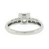 Image 7 : Vintage 14k White Gold 0.46 ctw Round Brilliant Diamond w/ Accents Engagement Ri