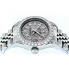 Image 3 : Rolex Ladies Quickset Sapphire Stainless Steel Grey Diamond Lugs Datejust Wristw