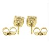 Image 2 : NEW Classic 14k Yellow Gold 0.82 ctw Round Brilliant Diamond Prong Stud Earrings