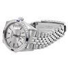 Image 4 : Rolex Midsize 31MM Quickset Stainless Steel Silver Index 18K Diamond And Sapphir