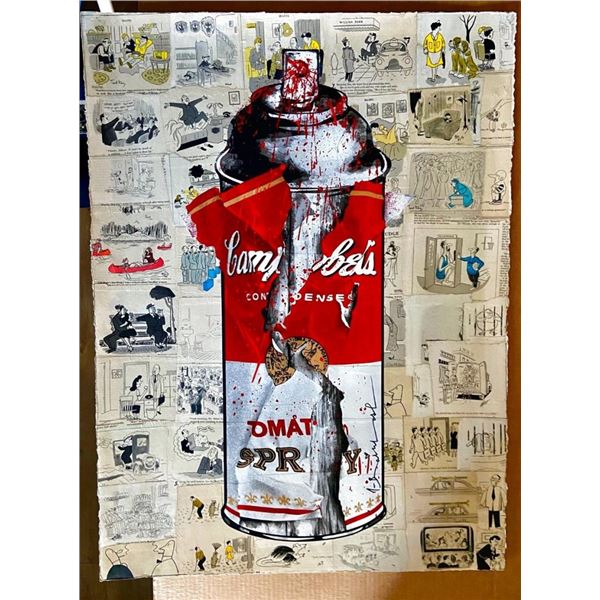 Torn Spray Can by Mr. Brainwash
