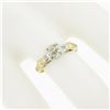 Image 3 : Antique Art Deco 14K TT Gold 0.54 ctw European Diamond Solitaire Engagement Ring