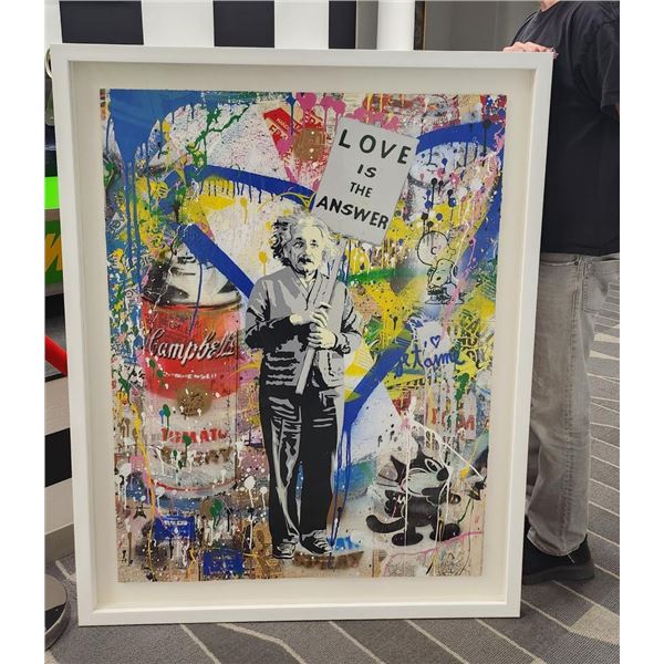 Einstein by Mr. Brainwash