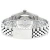 Image 5 : Rolex Mens Stainless Steel Gray Diamond And Sapphire 36MM Datejust Wristwatch
