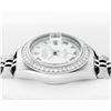 Image 9 : Rolex Ladies Quickset Stainless Steel White Roman Stainless Steel Diamond Bezel