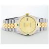 Image 3 : Rolex Mens 14K Yellow Gold And Stainless Steel Champagne Index Dial Diamond And