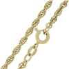 Image 4 : Vintage Vieri Italian 18K Yellow Gold 27.5" 2.6mm Rope Link Chain Necklace