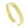 Image 6 : NEW Mens Classic 14K Yellow Gold 4mm Plain Dome Polished Wedding Band Ring