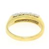 Image 5 : 14k Two Tone Solid Gold 0.60 ctw Band Ring with 6 Brilliant Round Diamonds