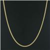 Image 4 : NEW Unisex Solid 14k Yellow Gold 3.4mm Miami Cuban Curb Link 24" Chain Necklace