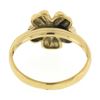 Image 6 : 18k Multi Tone Gold Detailed Polished Finish Multicolor Buttercup Flower Ring