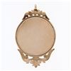 Image 2 : Antique Victorian 14k Rose Gold Large Detailed Hand Painted Medallion Pendant