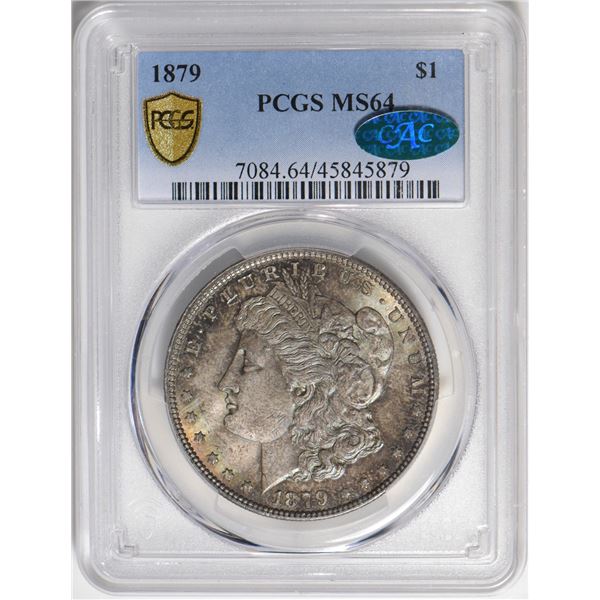 1879 $1 Morgan Silver Dollar PCGS MS64 CAC