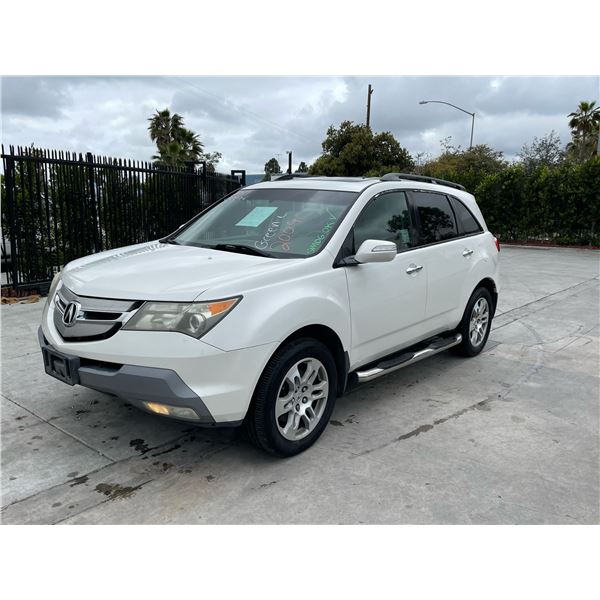 ACUR MDX 2009 APPT/DUP-T SMOG