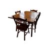 Image 2 : Vintage Vilas Made In Canada Extendable Dining Table With 4 Chairs