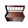 Image 2 : Vintage Hall Bench With Storage Compartment