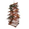 Image 1 : Vintage Hand Made Wooden Bird Cage