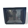 Image 1 : Vintage Hitachi 31CX4BC TV, Samsung DVD Player, & GE VHS Player