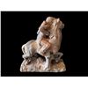 Image 2 : Vintage Clay Pottery First Nations On Horse Back Statue