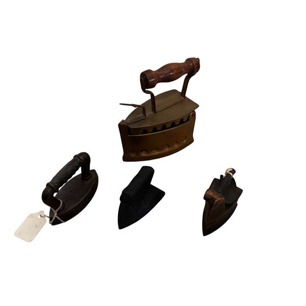4 Vintage Small Irons