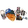 Image 1 : Assorted Collectibles: John Deere Hat, Ford Hat, Darts, Baseball Glove, Hooters Mug, & More