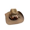 Image 2 : Vintage Sears Made In Canada Biltmore Silver Buckle Hat With Beautiful Feather Details