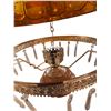 Image 2 : Vintage Hand Painted Hanging Oil Lamp Style Light Fixture