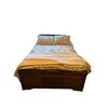 Image 1 : Antique Deco Bedframe With Mattress & Bedding Size Full