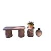 Image 1 : 2Pc TPI Outdoor Squirrel Themed Set: Bench 