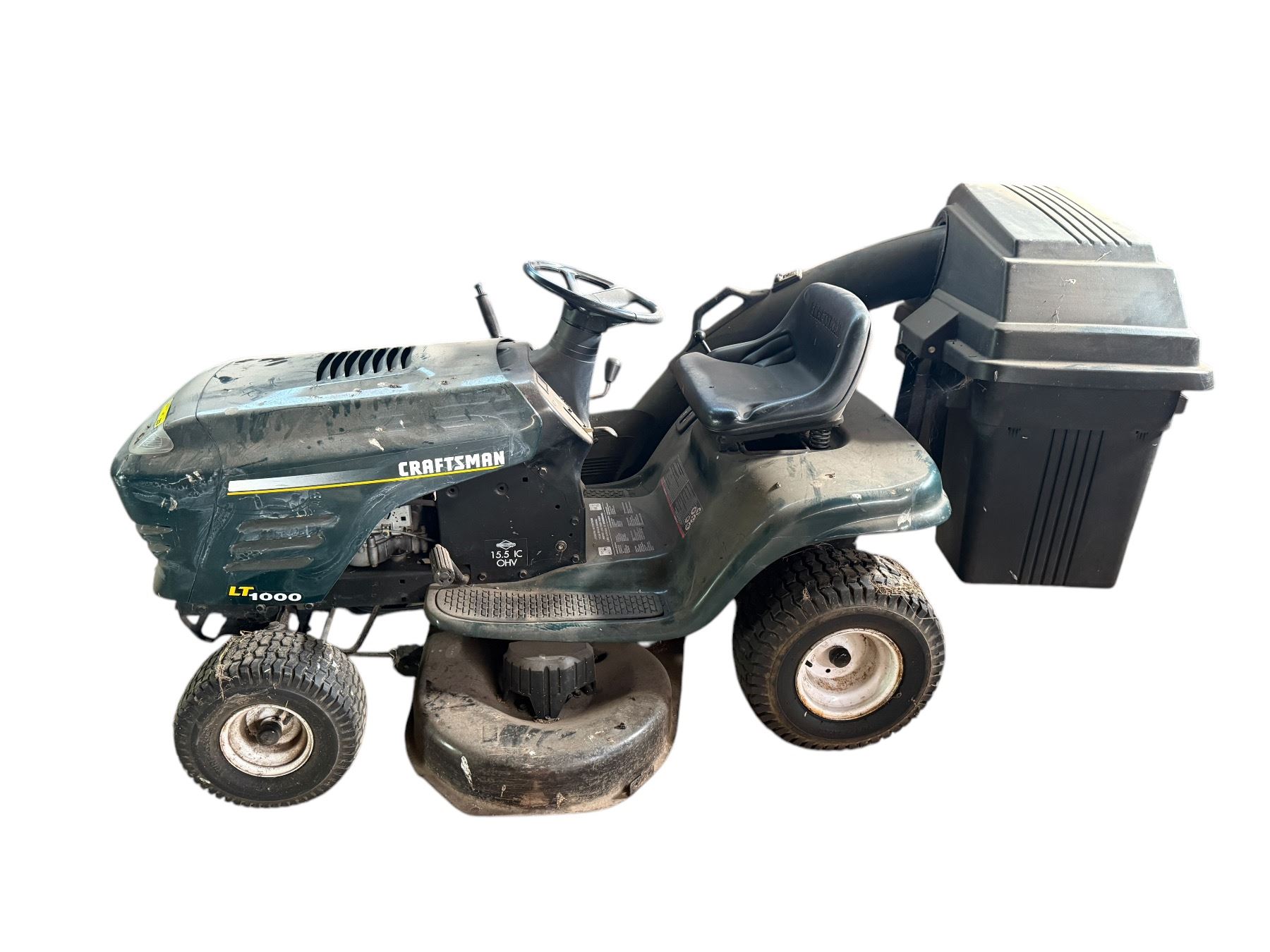 Craftsman 15.5 IC OHV Ride On Lawmower - The Mad Picker Antiques