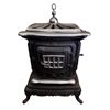 Image 1 : Antique North Land Parlor Stove Cast Iron Wood Burning Stove Made in Australia
