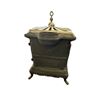 Image 2 : Antique North Land Parlor Stove Cast Iron Wood Burning Stove Made in Australia