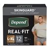 Image 1 : NEW 12 UNDERWEAR DEPEND REAL-FIT LARGE