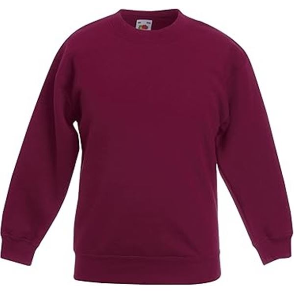 NEW FRUIT OF THE LOOM 3XL MAGENTA SWEATER