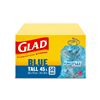 Image 1 : NEW 50 BAGS GLAD BLUE TALL 45L