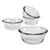 Image 1 : NEW SET OF 4 ANCHOR HOOKING GLASS BAKEWARE DISH