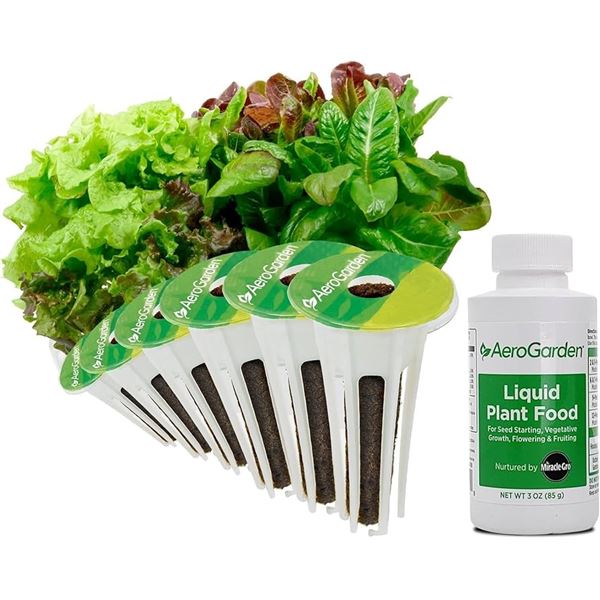 NEW 2 X 6 POD KIT AERO GARDEN HEIRLOOM SALAD GREEN