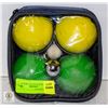 Image 1 : BRAND NEW PACK OF 4 BOCCE BALLS
